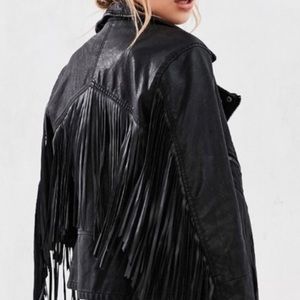 Blank NYC Fringe Jacket